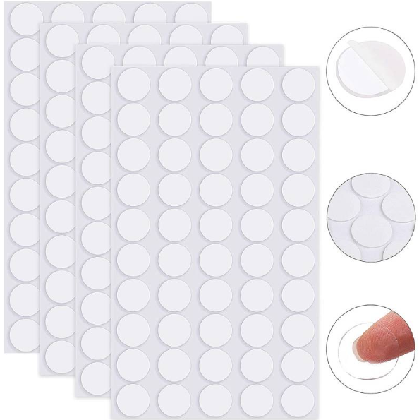 Double-sided adhesive stickers, sheet 100pcs * 1 cm