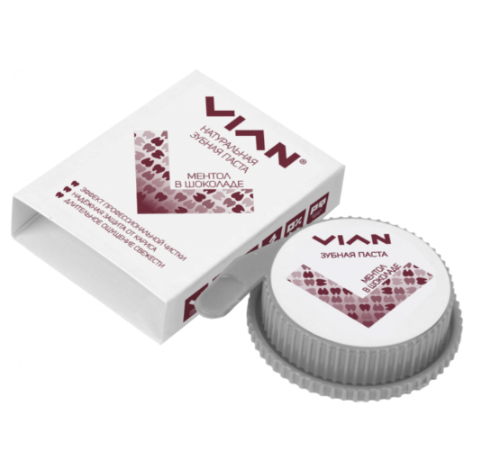 Concentrated toothpaste VIAN ТMenthol in ChocolateУ (7+), 25 g