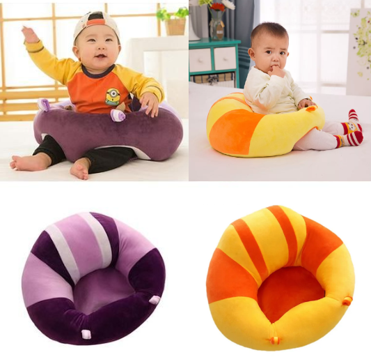 Soft cushion-seat for babies