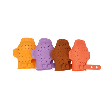 Silicone teething mitten