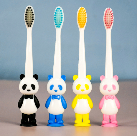 Children's toothbrush HAPPY BEAR (1 piece), 4-10 years old