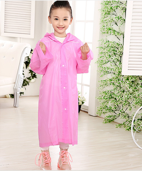 Raincoat for children (6-12 years) Pink