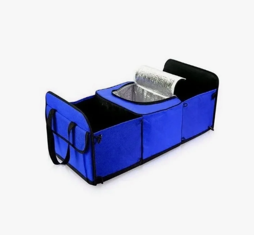 Trunk organizer with thermal compartment