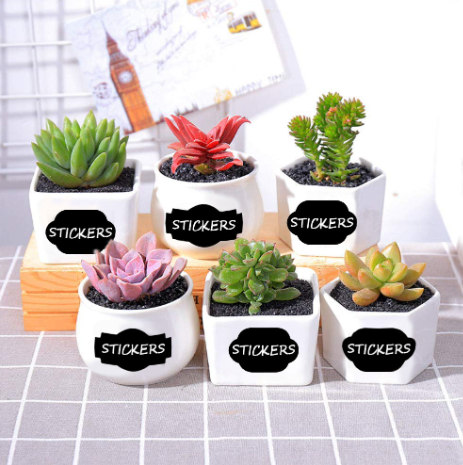 Roll of slate stickers for jars (300 pcs.)