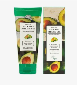 Peeling gel for face with avocado extract Grace Day, 100 ml