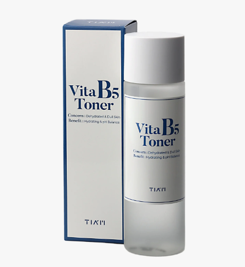 Moisturizing soft facial toner with panthenol VITA B5 TIAM, 180 ml