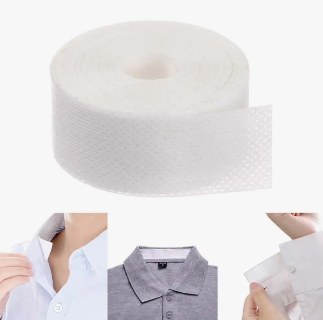 Protective tape for collars and cuffs 5m* 2,5cm