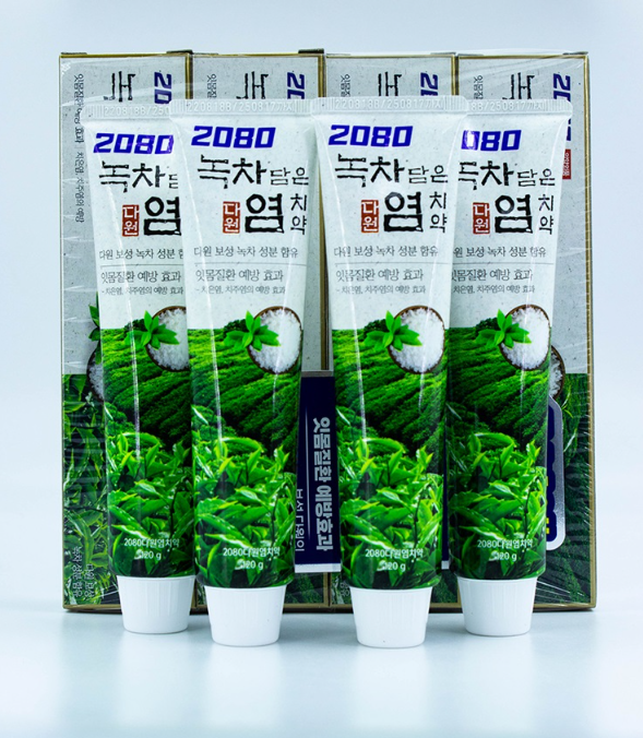 Toothpaste with sea salt and green tea extract DEN 2080, 1 piece* 120 g