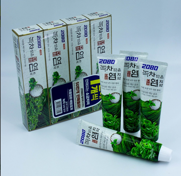 Toothpaste with sea salt and green tea extract DEN 2080, 1 piece* 120 g