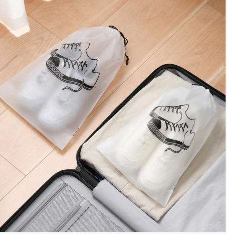 Waterproof shoe bag with print