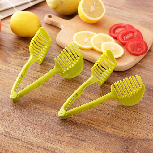 Fruit and vegetable slicing holder