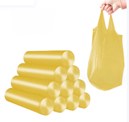 Garbage bags with handle colored 45*60 cm (20 pcs.)