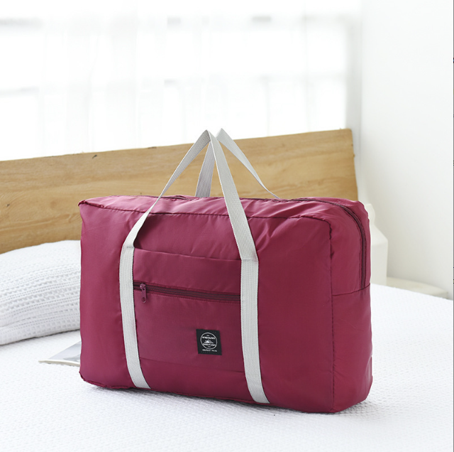 Folding luggage bag Burgundy