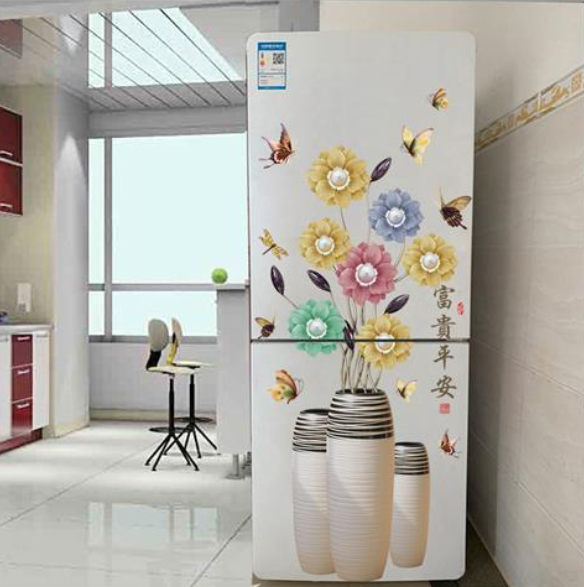 Reusable interior sticker for refrigerator ТField FlowersУ