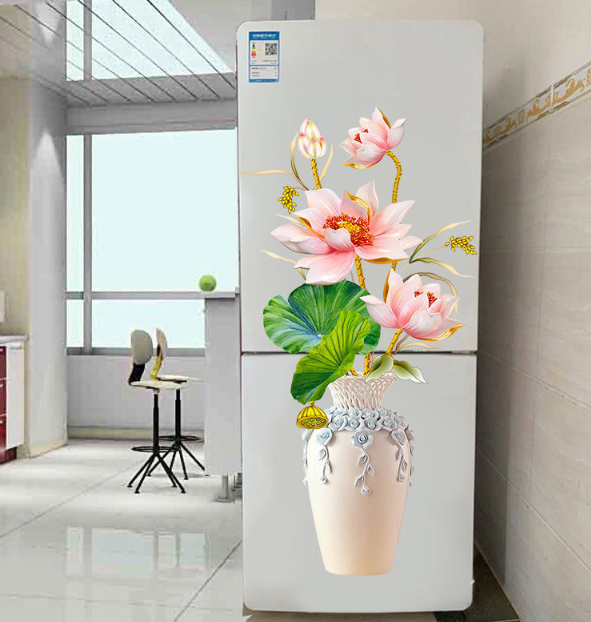 Reusable interior sticker for refrigerator ТLilyУ