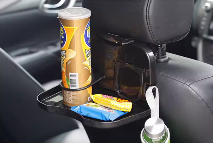 Car headrest stand, black