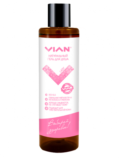 Natural shower gel ТLADYУ VIAN, 350 g