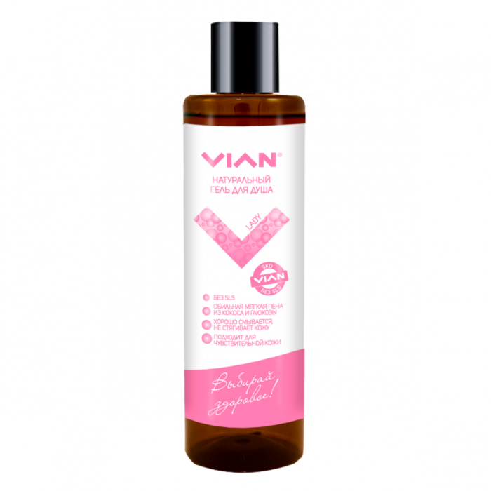 Natural shower gel ТLADYУ VIAN, 350 g