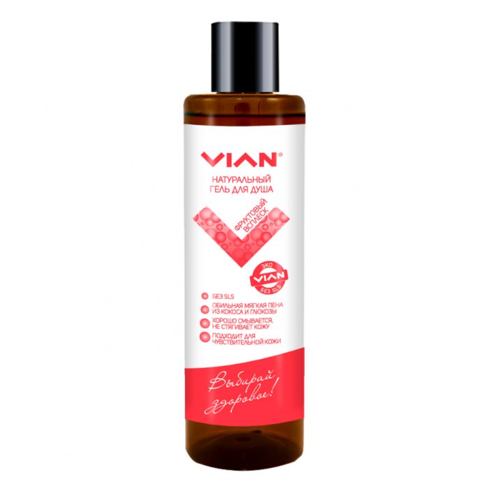 Natural shower gel ТFRUIT SPLASHУ VIAN, 350 g