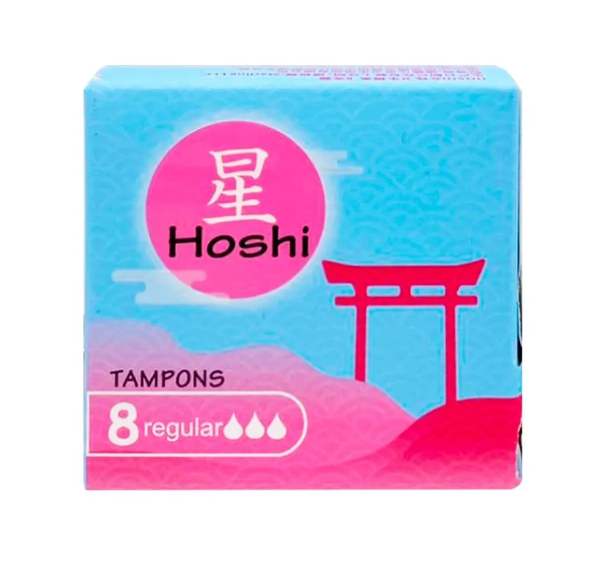 Female tampons Regular HOSHI, 8pcs.