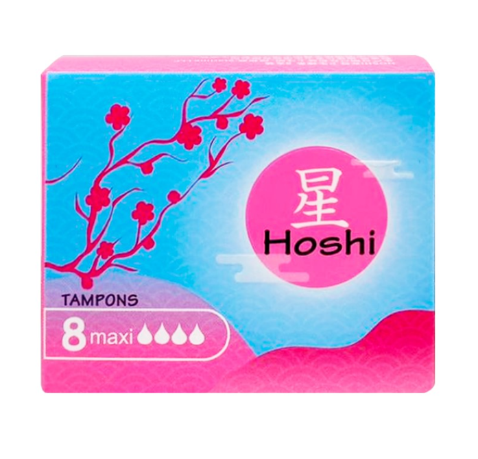 Tampons for women Maxi HOSHI, 8pcs.