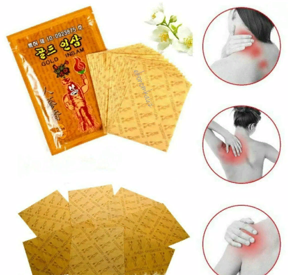 Korean Gold Insam analgesic patch.