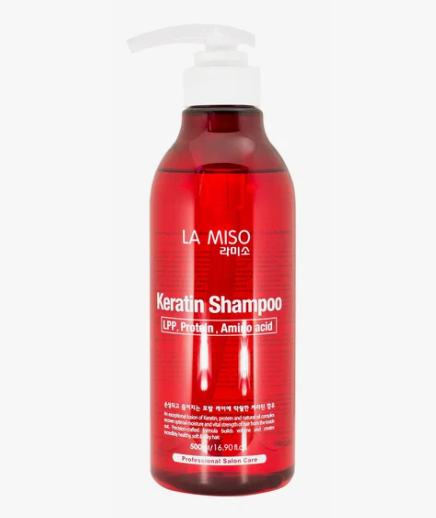 Strengthening shampoo with keratin La Miso, 500 ml