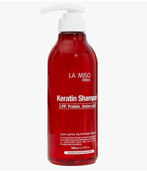 Strengthening shampoo with keratin La Miso, 500 ml