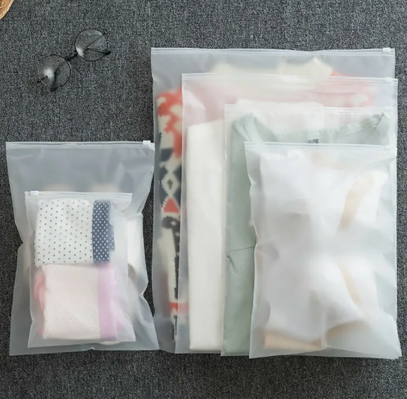 Packing bag zip-lock with slider