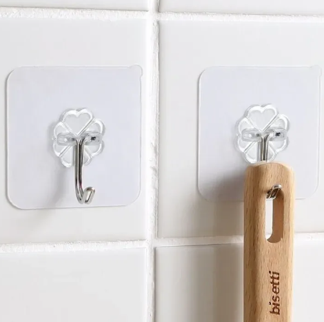 Self-adhesive wall hooks (2 pcs.)