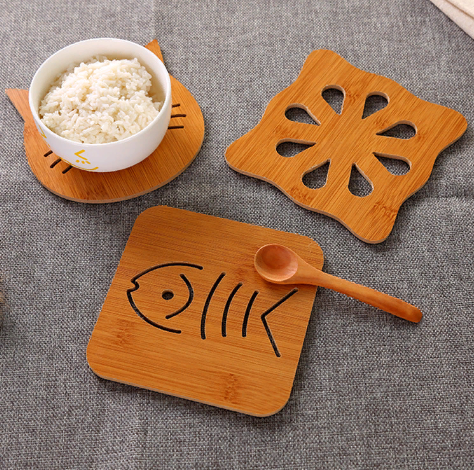 Wooden hot plate