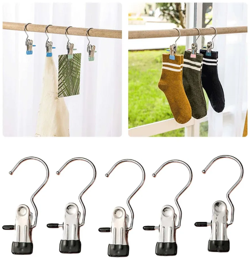 Clip with hook for laundry (1 pc.)