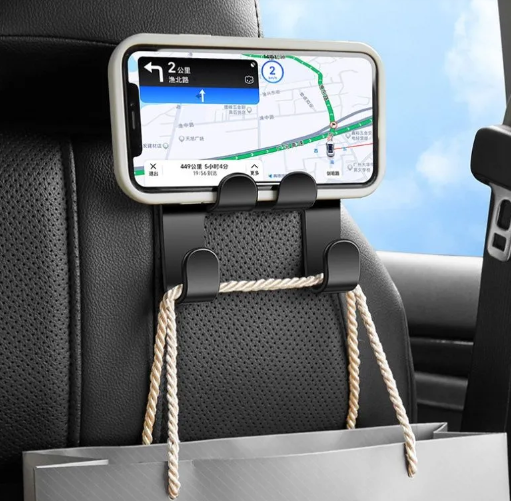 Car holder-hook for cell phone