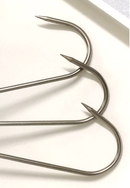 Metal S-hook, pointed (1 pc.)