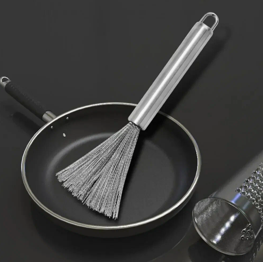 Stainless steel kitchen brush