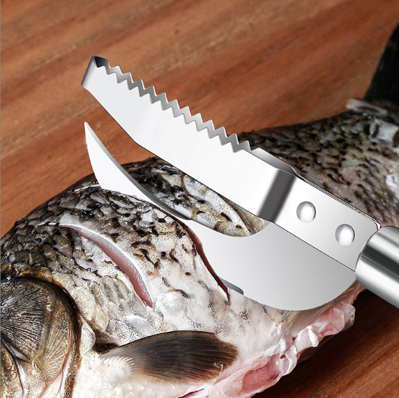 Stainless steel fish cutting knife