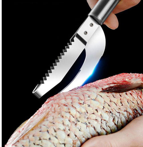 Stainless steel fish cutting knife