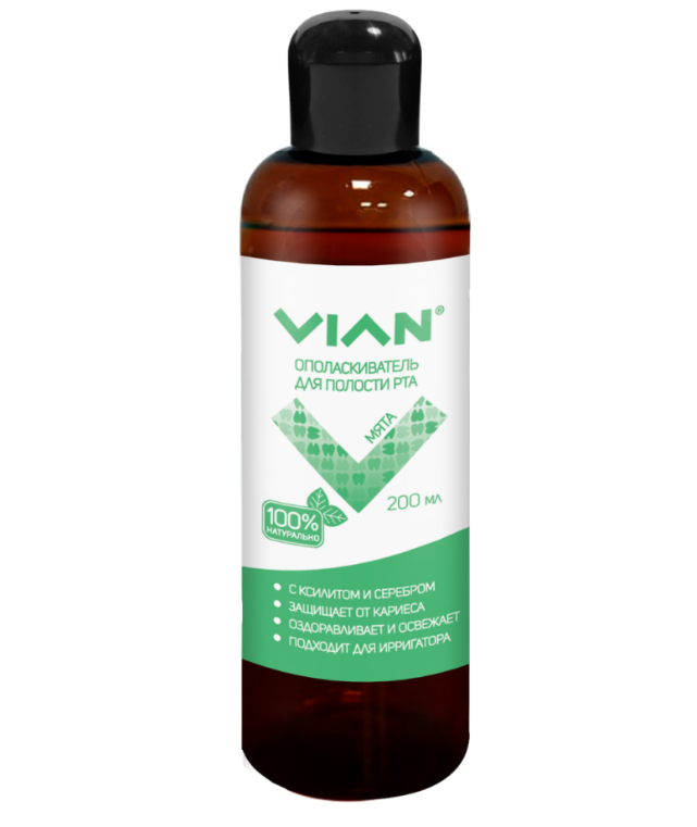 VIAN ТMintУ mouthwash with xylitol, 200 ml