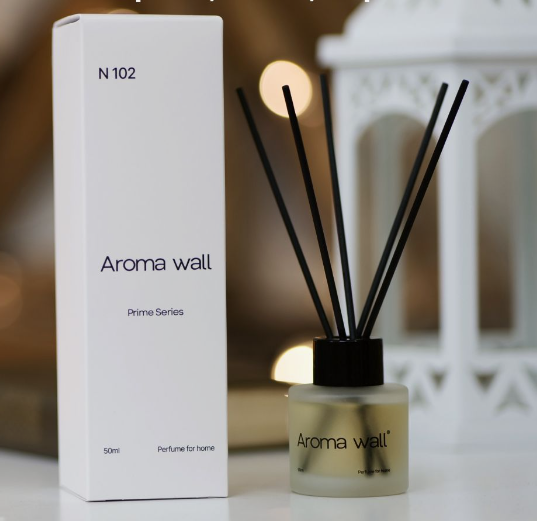 Aroma Wall perfumed home diffuser with sticks, 50ml