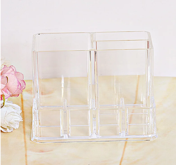 Acrylic organizer for cosmetics, 7 cells