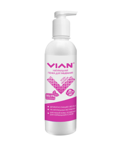 Washing Foam VIAN ROSE-MALINA, 200 ml