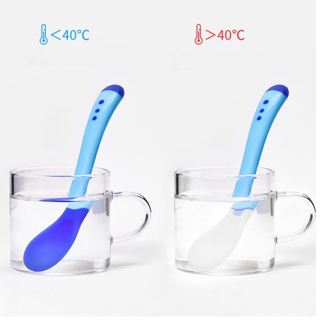 Baby set of thermal appliances (fork 1pc + spoon 1pc)