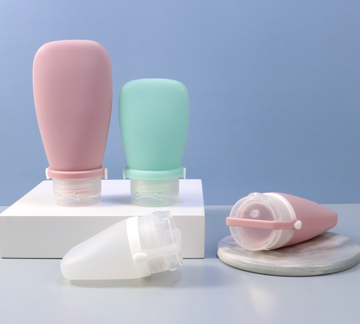 Travel silicone bottle for cosmetics, MICS