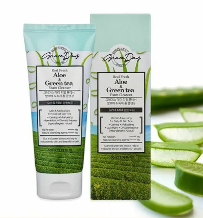 Peeling gel for face with aloe extract Grace Day, 100 ml 1