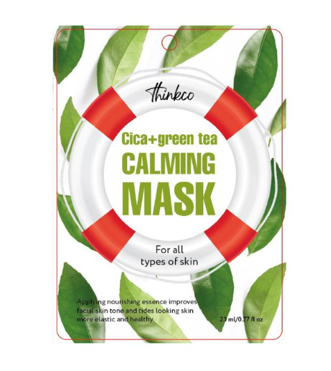 Facial Mask-Wipe with Asian Centella and Green Tea Thinkco, 23 ml