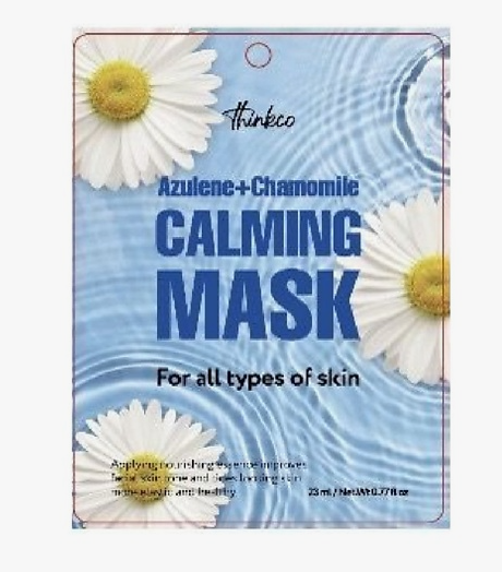 Facial tissue mask with azulene and chamomile extract for problem skin Thinkco, 23 ml