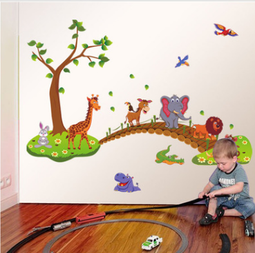 Interior sticker ТBridge with animals