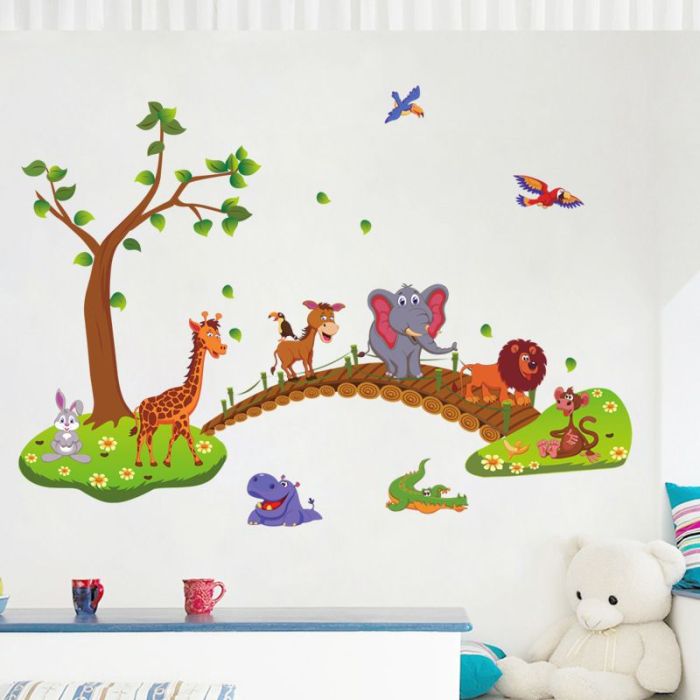 Interior sticker ТBridge with animals