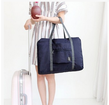 Folding Luggage Bag Blue