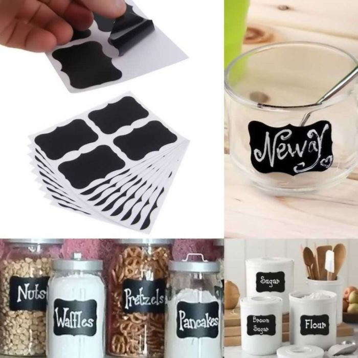 Decorative stickers for jars (8 pcs.)